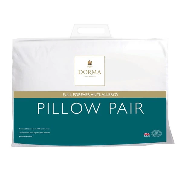 Dorma Full Forever Anti-Allergy Firm-Support Pillow Pair 7 Dorma Full Forever Anti-Allergy Firm-Support Pillow Pair - Image 5