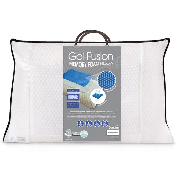 Dunelm Gel Fusion Memory Foam Pillow 6 Dunelm Gel Fusion Memory Foam Pillow - Image 5