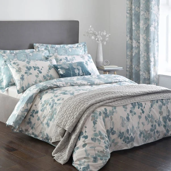 Dunelm Honesty Teal Reversible Duvet Cover And Pillowcase Set 8 Dunelm Honesty Teal Reversible Duvet Cover And Pillowcase Set - Image 6
