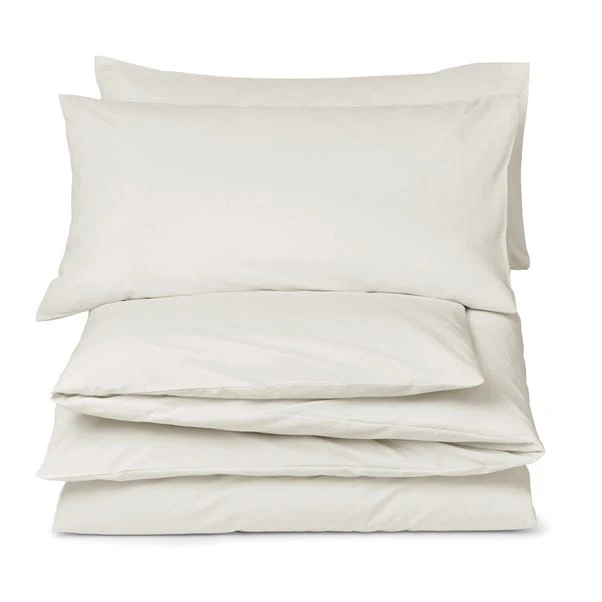 Dunelm Non Iron Plain Dye Ivory Standard Pillowcase Pair 4 Dunelm Non Iron Plain Dye Ivory Standard Pillowcase Pair - Image 2