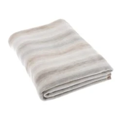 Dunelm Thermosoft Ombre Stripe Natural Throw 7 Dunelm Thermosoft Ombre Stripe Natural Throw -Bed Linings Store 1000152686 alt01