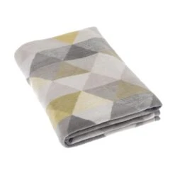Dunelm Thermosoft Geo Ochre Throw 7 Dunelm Thermosoft Geo Ochre Throw -Bed Linings Store 1000152687 alt01