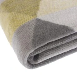 Dunelm Thermosoft Geo Ochre Throw 9 Dunelm Thermosoft Geo Ochre Throw -Bed Linings Store 1000152687 alt03
