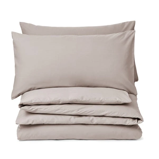 Dunelm Non Iron Plain Dye Natural Standard Pillowcase Pair 4 Dunelm Non Iron Plain Dye Natural Standard Pillowcase Pair - Image 2