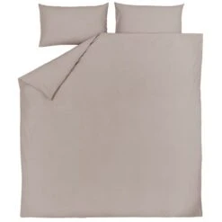 Dunelm Non Iron Plain Dye Natural Duvet Cover -Bed Linings Store 1000159242 alt01