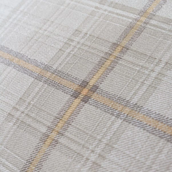 Dunelm Albie Natural Reversible Check Duvet Cover And Pillowcase Set 5 Dunelm Albie Natural Reversible Check Duvet Cover And Pillowcase Set - Image 3