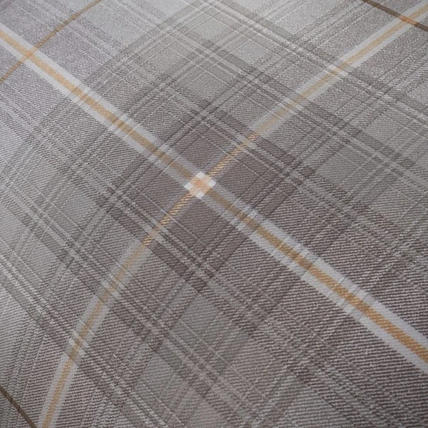 Dunelm Albie Natural Reversible Check Duvet Cover And Pillowcase Set 6 Dunelm Albie Natural Reversible Check Duvet Cover And Pillowcase Set - Image 4