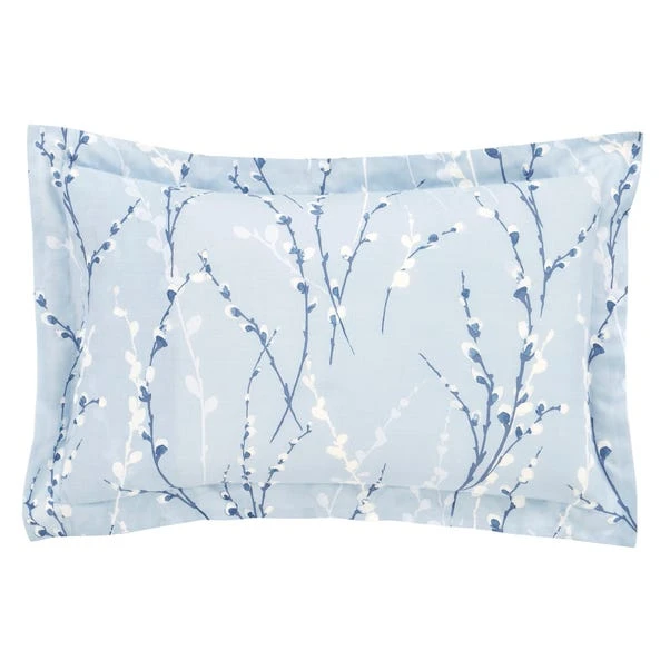 Dunelm Belle Blue Oxford Pillowcase 4 Dunelm Belle Blue Oxford Pillowcase - Image 2
