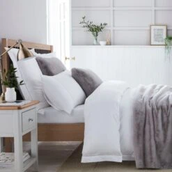 Dorma Purity Faux Fur Grey Bedspread 8 Dorma Purity Faux Fur Grey Bedspread -Bed Linings Store 1000167075 alt02