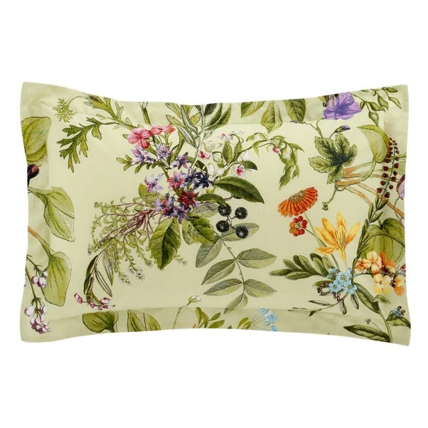 Dunelm Paradise Birds Green Oxford Pillowcase 5 Dunelm Paradise Birds Green Oxford Pillowcase - Image 3