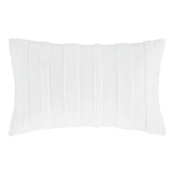 Dunelm Ezra White Tufted Luxe 100% Cotton Duvet Cover And Pillowcase Set 9 Dunelm Ezra White Tufted Luxe 100% Cotton Duvet Cover And Pillowcase Set -Bed Linings Store 1000185684 alt03