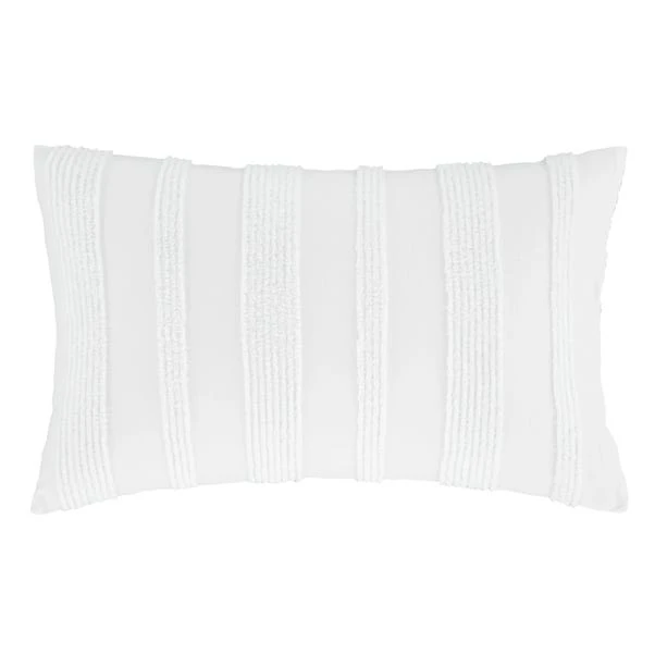 Dunelm Ezra White Tufted Luxe 100% Cotton Duvet Cover And Pillowcase Set 6 Dunelm Ezra White Tufted Luxe 100% Cotton Duvet Cover And Pillowcase Set - Image 4
