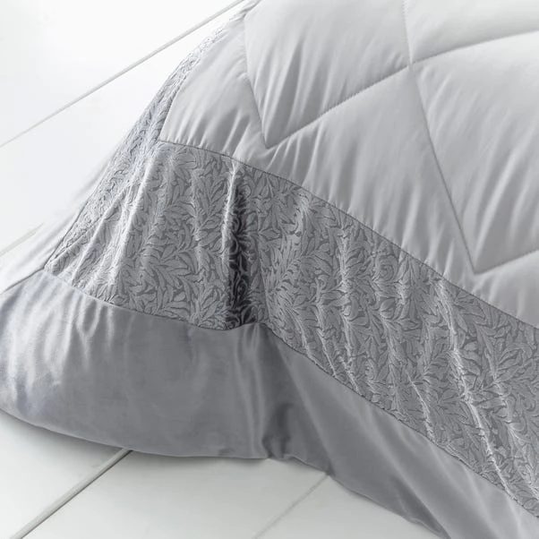 Dunelm Beverley Luxe Charcoal Bedspread 4 Dunelm Beverley Luxe Charcoal Bedspread - Image 2