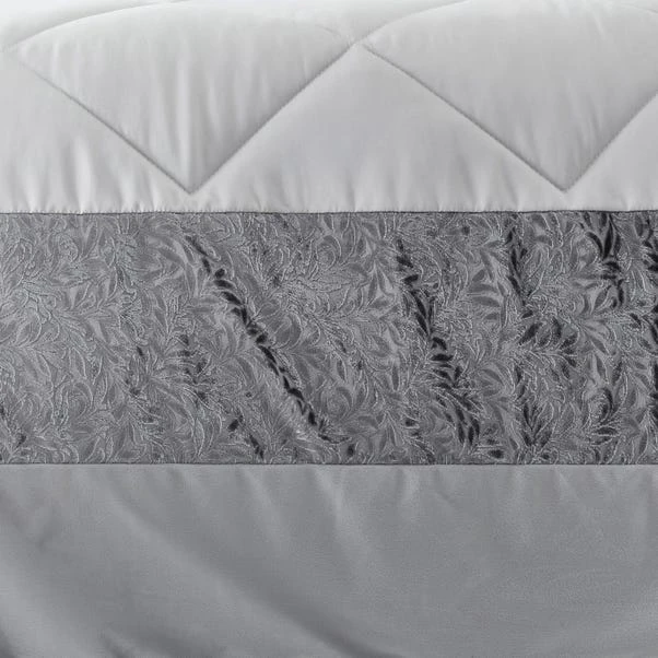 Dunelm Beverley Luxe Charcoal Bedspread 5 Dunelm Beverley Luxe Charcoal Bedspread - Image 3