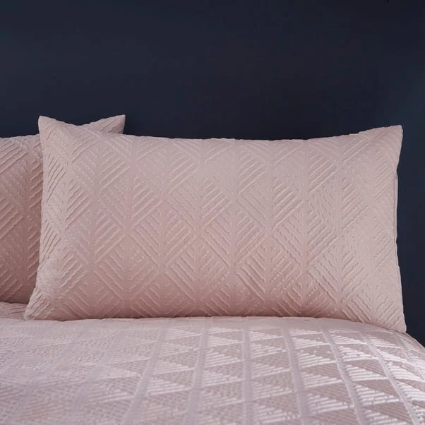 Dunelm Parisa Geometric Blush Duvet Cover And Pillowcase Set 6 Dunelm Parisa Geometric Blush Duvet Cover And Pillowcase Set - Image 4