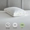 Comfortzone Duck Feather Firm-Support Walled Pillow 1 Comfortzone Duck Feather Firm-Support Walled Pillow -Bed Linings Store 30066169