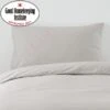 Dunelm Non Iron Plain Dye Silver Standard Pillowcase Pair -Bed Linings Store 30166698