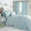 Dunelm Eden Floral Jacquard Duck-Egg Duvet Cover -Bed Linings Store 30182012