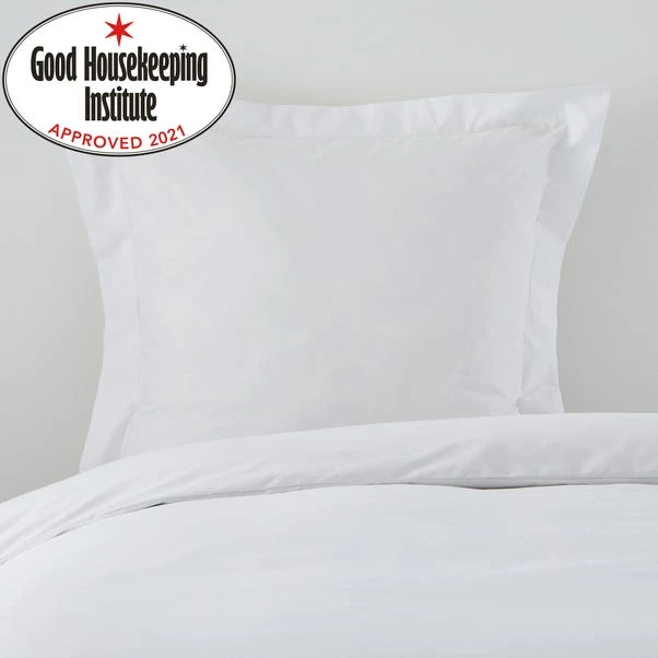 Dunelm Non Iron Plain Dye White Continental Square Pillowcase 3 Dunelm Non Iron Plain Dye White Continental Square Pillowcase