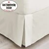 Dunelm Non Iron Plain Dye Ivory Valance 2 Dunelm Non Iron Plain Dye Ivory Valance -Bed Linings Store 30241298