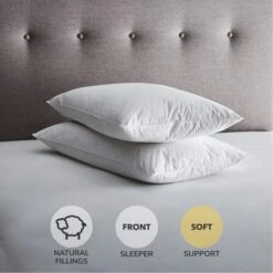 Fogarty Duck Feather And Down Soft-Support Pillow Pair
