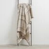 Dunelm Thermosoft Plaid Check Natural Throw 2 Dunelm Thermosoft Plaid Check Natural Throw -Bed Linings Store 30410648