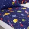 Dunelm Space Navy Fitted Sheet 1 Dunelm Space Navy Fitted Sheet -Bed Linings Store 30425274