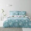 Dunelm Heavenly Hummingbird Reversible Duck Egg Duvet Cover And Pillowcase Set