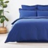Dunelm Non Iron Plain Dye Navy Duvet Cover 2 Dunelm Non Iron Plain Dye Navy Duvet Cover -Bed Linings Store 30565007