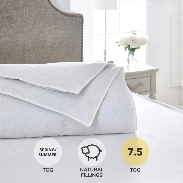 Dorma Luxurious White Goose Down 7.5 Tog Duvet 3 Dorma Luxurious White Goose Down 7.5 Tog Duvet