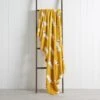 Dunelm Sausage Dog Yellow 130cm X 170cm Throw