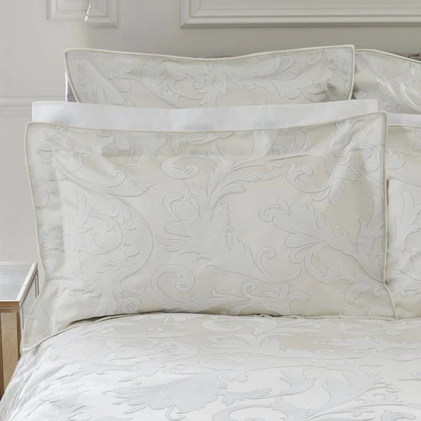 Dorma Acanthus Oxford Pillowcase Pair 3 Dorma Acanthus Oxford Pillowcase Pair