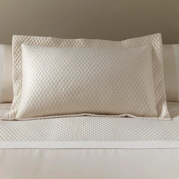 Dunelm Bardot Cream Oxford Pillowcase 3 Dunelm Bardot Cream Oxford Pillowcase