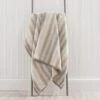 Dunelm Thermosoft Ombre Stripe Natural Throw 1 Dunelm Thermosoft Ombre Stripe Natural Throw -Bed Linings Store 30655832