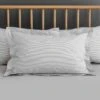 Dunelm Riviera Grey Stripe Oxford Pillowcase
