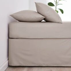 Dunelm Non Iron Plain Fitted Sheet 7 Dunelm Non Iron Plain Fitted Sheet -Bed Linings Store 30677395 alt01