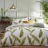 Riva Home Furn. Plantain Leaf Green Reversible Duvet Cover And Pillowcase Set