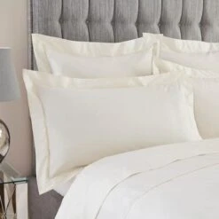 Dorma Egyptian Cotton 400 Thread Count Percale Oxford Pillowcase