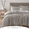 The Edited Life Rowan 100% Linen Duvet Cover And Pillowcase Set 1 The Edited Life Rowan 100% Linen Duvet Cover And Pillowcase Set -Bed Linings Store 30711861
