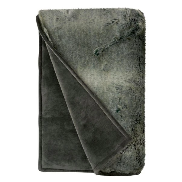 Dunelm Verbier Bottle Green Throw 7 Dunelm Verbier Bottle Green Throw - Image 5