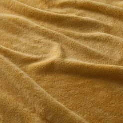 Dunelm Seriously Soft Ochre Throw 9 Dunelm Seriously Soft Ochre Throw -Bed Linings Store 30725681 alt02