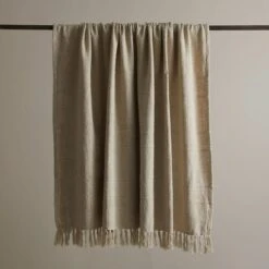 Dunelm Natural Cotton Check Throw 8 Dunelm Natural Cotton Check Throw -Bed Linings Store 30726076 alt01