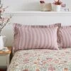 Dunelm Ruskin Red 100% Cotton Oxford Pillowcase 1 Dunelm Ruskin Red 100% Cotton Oxford Pillowcase -Bed Linings Store 30726090