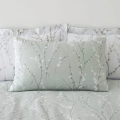 Dunelm Belle Sage Duvet Cover And Pillowcase Set 9 Dunelm Belle Sage Duvet Cover And Pillowcase Set -Bed Linings Store 30726771 alt01