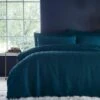 Dunelm Parisa Geometric Peacock Duvet Cover And Pillowcase Set