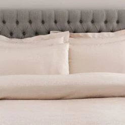 Dunelm Tegan Champagne Textured Duvet Cover And Pillowcase Set 10 Dunelm Tegan Champagne Textured Duvet Cover And Pillowcase Set -Bed Linings Store 30727257 alt02