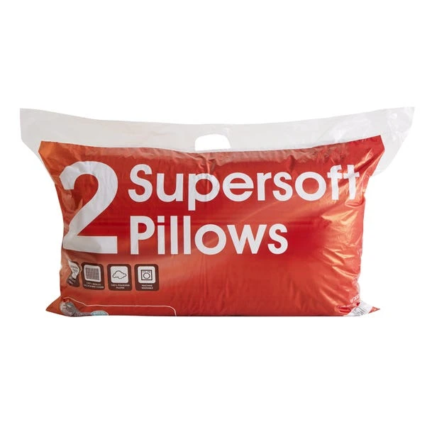 Dunelm Supersoft Pillow Pair 3 Dunelm Supersoft Pillow Pair