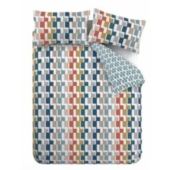 Bianca Cotton Bianca Fine Linens Dakota Geo Egyptian Cotton Duvet Cover And Pillowcase Set -Bed Linings Store 30747466 alt04