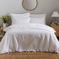Dunelm Amberline Bedspread