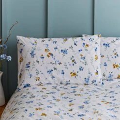 Dunelm Sylvia Floral Duvet Cover And Pillowcase Set 6 Dunelm Sylvia Floral Duvet Cover And Pillowcase Set -Bed Linings Store 30747949 alt01